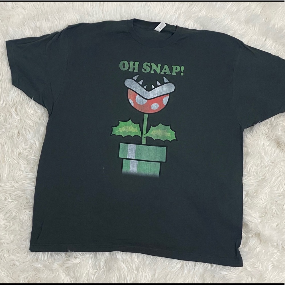 Oh Snap Mario Graphic T-Shirt